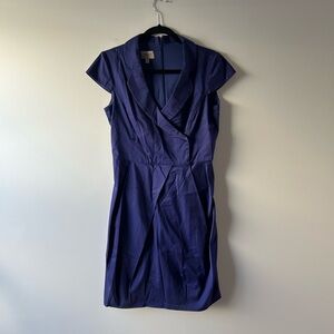 Armani Collezioni purple shirt style dress
